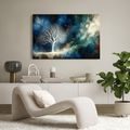 OBRAZ STROM ŽIVOTA V NOČNÍM VESMÍRU - OBRAZY STROMY ŽIVOTA - OBRAZY
