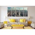 5-PIECE CANVAS PRINT VIEW OF THE CHARMING CENTER OF NEW YORK CITY - PICTURES OF CITIES - PICTURES