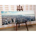 CANVAS PRINT VIEW OF THE CHARMING CENTER OF NEW YORK CITY - PICTURES OF CITIES{% if product.category.pathNames[0] != product.category.name %} - PICTURES{% endif %}
