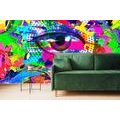 SELF ADHESIVE WALLPAPER HUMAN EYE IN POP-ART STYLE - SELF-ADHESIVE WALLPAPERS - WALLPAPERS