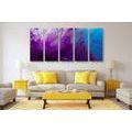 5-PIECE CANVAS PRINT MAGICAL ABSTRACTION - ABSTRACT PICTURES{% if product.category.pathNames[0] != product.category.name %} - PICTURES{% endif %}