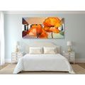 CANVAS PRINT FLOWERS IN ORIENTAL STYLE - ABSTRACT PICTURES{% if product.category.pathNames[0] != product.category.name %} - PICTURES{% endif %}