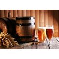 SELF ADHESIVE WALL MURAL BEER WITH A BEER KEG - SELF-ADHESIVE WALLPAPERS - WALLPAPERS