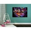 CANVAS PRINT UNUSUAL BUTTERFLY - POP ART PICTURES - PICTURES