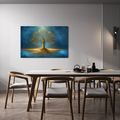 OBRAZ ZLATÝ STROM ŽIVOTA V MODŘI - OBRAZY STROMY ŽIVOTA - OBRAZY
