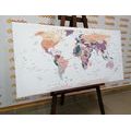 OBRAZ NA KORKU MAPA S NÁZVY - OBRAZY NA KORKU - OBRAZY