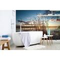 SELF ADHESIVE WALL MURAL GRASS BLADES BY THE LAKE - SELF-ADHESIVE WALLPAPERS - WALLPAPERS