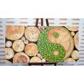 CANVAS PRINT YIN AND YANG IN ECO DESIGN - PICTURES FENG SHUI - PICTURES