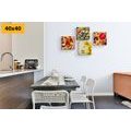 CANVAS PRINT SET JUICY FRUIT - SET OF PICTURES - PICTURES