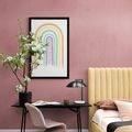 POSTER CURCUBEU PASTELAT MID-CENTURY - MOTIVE DIN ATELIERUL NOSTRU - POSTERE