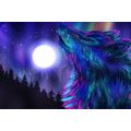 WANDBILD WOLFSMOND - BILDER TIERE - BILDER