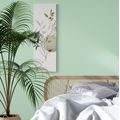 CANVAS PRINT PLANTS IN BOHO DESIGN - PICTURES OF TREES AND LEAVES - PICTURES