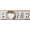 QUADRO CON LE PAROLE "HOME" CON UN DESIGN VINTAGE - QUADRI CON SCRITTE E CITAZIONI - QUADRI