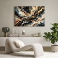 OBRAZ ZLATÝ CHAOS - OBRAZY ABSTRAKTNÍ TVARY - OBRAZY