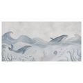 TABLEAU SUR TOILE – MONDE SOUS-MARIN AVEC DES BALEINES - TABLEAUX DE BALEINE - TABLEAUX