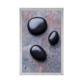 POSTER BEAUTIFUL STILL LIFE WITH ZEN STONES - FENG SHUI - POSTERS