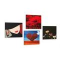 CANVAS PRINT SET ELEGANT LADY - SET OF PICTURES - PICTURES