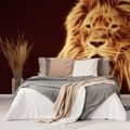 WALLPAPER LION HEAD IN AN ABSTRACT DESIGN - WALLPAPERS ANIMALS - WALLPAPERS