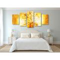 5-PIECE CANVAS PRINT TREE OF LIFE - ABSTRACT PICTURES{% if product.category.pathNames[0] != product.category.name %} - PICTURES{% endif %}