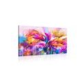 CANVAS PRINT ABSTRACT COLORFUL FLOWERS - ABSTRACT PICTURES - PICTURES