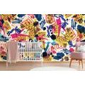 SELF ADHESIVE WALLPAPER POP ART ABSTRACTION - SELF-ADHESIVE WALLPAPERS - WALLPAPERS