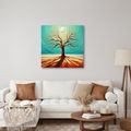 OBRAZ MAJESTÁTNÍ STROM ŽIVOTA V KRAJINĚ - OBRAZY STROMY ŽIVOTA - OBRAZY