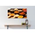 CANVAS PRINT SPICES AND HERBS - PICTURES OF FOOD AND DRINKS - PICTURES