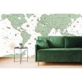 SELF ADHESIVE WALLPAPER GREEN MAP - SELF-ADHESIVE WALLPAPERS - WALLPAPERS