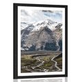 POSTER MIT PASSEPARTOUT ATEMBERAUBENDES BERGPANORAMA - NATUR{% if product.category.pathNames[0] != product.category.name %} - GERAHMTE POSTER{% endif %}