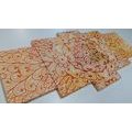 5-TEILIGES WANDBILD GOLDENES ETHNISCHES MANDALA - BILDER MIT FENG SHUI-MOTIVEN - BILDER