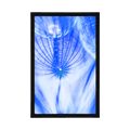 POSTER DANDELION IN BLUE DESIGN - FLOWERS - POSTERS