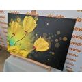 CANVAS PRINT FLOWERS OF GOLD - ABSTRACT PICTURES{% if product.category.pathNames[0] != product.category.name %} - PICTURES{% endif %}