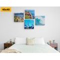 CANVAS PRINT SET FOR SEA LOVERS - SET OF PICTURES - PICTURES