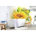 TAPETA NÁDHERNÁ SLUNEČNICE - TAPETY KVĚTINY - TAPETY