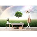 TAPETA OSAMĚLÝ STROM NA LOUCE - TAPETY PŘÍRODA - TAPETY