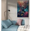 CANVAS PRINT SURREALISTIC DIVER - PICTURES UNDERWATER WORLD - PICTURES