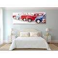 CANVAS PRINT COLORFUL CAR MODELS - PICTURES CARS - PICTURES