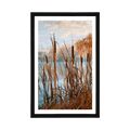 POSTER WITH MOUNT RIVER IN THE MIDDLE OF AUTUMN NATURE - NATURE - POSTERS