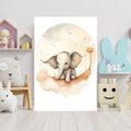 CANVAS PRINT DREAMY ELEPHANT - DREAMY LITTLE ANIMALS - PICTURES