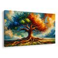 WANDBILD BAUM DES LEBENS IN HERBSTFARBEN - BILDER BÄUME DES LEBENS - BILDER
