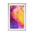 POSTER WITH MOUNT COLORS OF JOY - ABSTRACT AND PATTERNED - POSTERS