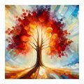 OBRAZ PODZIMNÍ BARVY STROMU ŽIVOTA - OBRAZY STROMY ŽIVOTA - OBRAZY