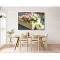 CANVAS PRINT DELICATE FLORAL COMPOSITION - STILL LIFE PICTURES - PICTURES