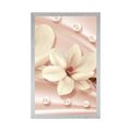 POSTER LUXURIOUS MAGNOLIA - FLOWERS - POSTERS