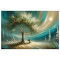 TABLOU LINIȘTE SUB ARBORELE VIEȚII - TABLOURI ARBORII VIEȚII - TABLOURI
