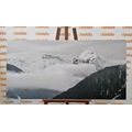 IMPRESSION SUR TOILE PAYSAGE D'HIVER EN NOIR ET BLANC - IMPRESSIONS SUR TOILE NOIR ET BLANC - IMPRESSION SUR TOILE