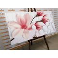 WANDBILD MAGNOLIE MIT ABSTRAKTEN ELEMENTEN - BILDER - 🔥 TOTALAUSVERKAUF