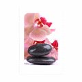 POSTER WITH MOUNT SPA STONES AND AN ORCHID - FENG SHUI - POSTERS