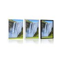 POSTER ICONIC WATERFALL IN ICELAND - NATURE - POSTERS