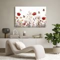 OBRAZ KVĚTINOVÁ HARMONIE S MOTÝLY - OBRAZY MOTÝLI - OBRAZY